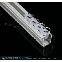 Electrophoresis White Color Aluminum Curtain Track Profiles
